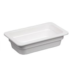 Гастроемкость 1/4 h65 мм пластик меламин 263*159*65 мм 1,8 л White P.L. Proff Cuisine
