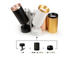 Ambrella Крепеж накладной поворотный для корпуса светильника с диаметром отверстия D60mm DIY Spot A2202