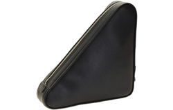 Balenciaga Cow Leather Triangle Bag Clutch Medium Women"s Black Yellow