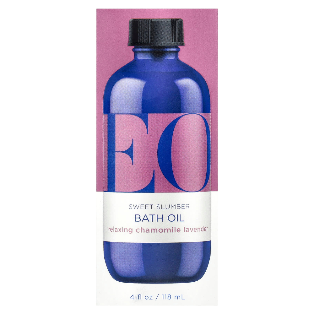 EO Products, Масло для ванн Sweet Slumber, расслабляющая ромашка и лаванда, 118 мл (4 жидк. унц.)