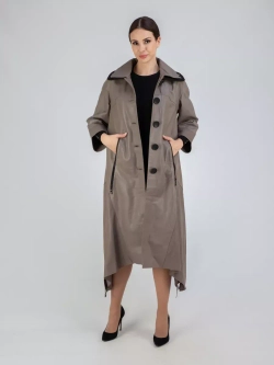 Плащ кожаный натуральный