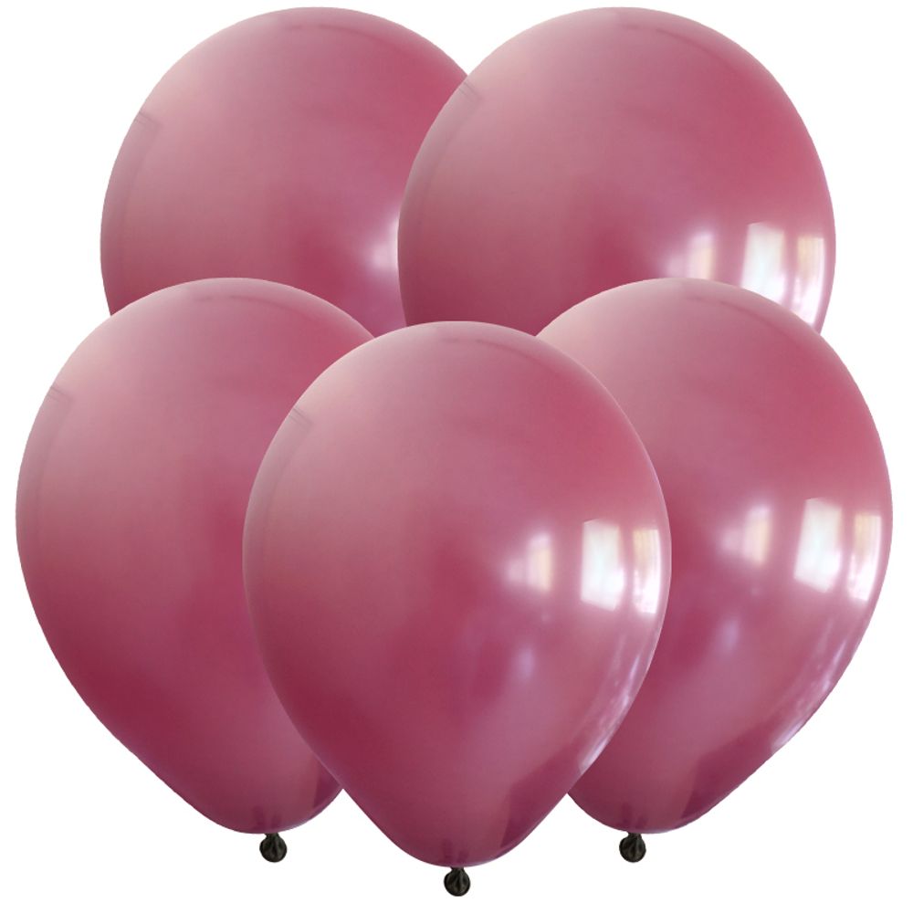 Шар (12"/30 см) Бордовый, Пастель 50 шт.