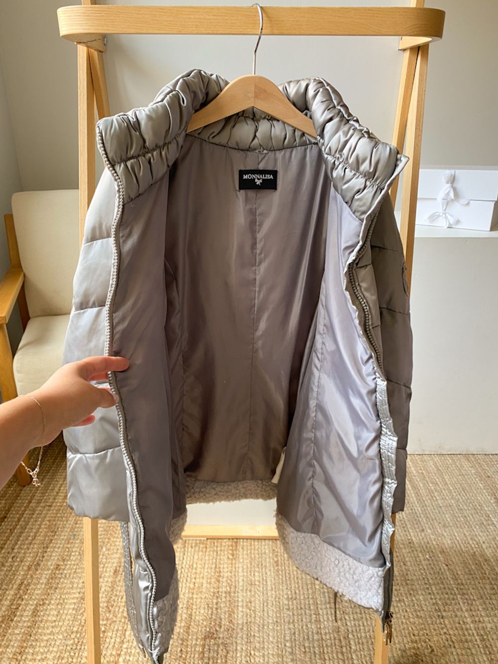 Пуховая куртка Monnalisa, 128
