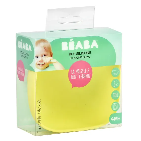 Миска из силикона Beaba Silicone Bowl With Suction Cup Green