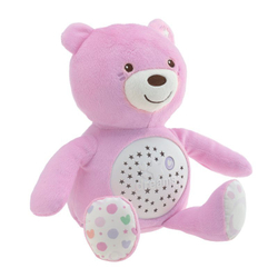Chicco First Dreams - Плюшевый мишка с проектором Розовый 80151