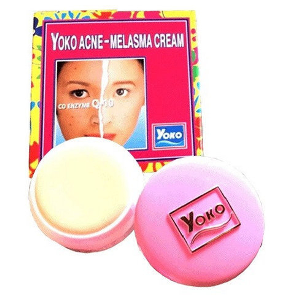 Крем против акне и пигментации с коэнзимом Q10 YOKO Acne Melasma Cream Co Enzyme Q10 4гр