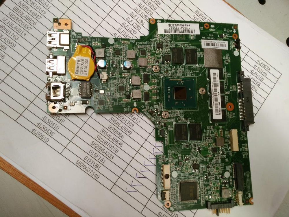Материнская плата для ноутбука Lenovo IdeaPad S20-30 N3530 4G (5B20G37549), оригинал