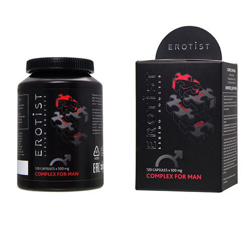 Возбуждающее средство для улучшения эректильной функции Erotist Libido Booster Complex for Man 500шт
