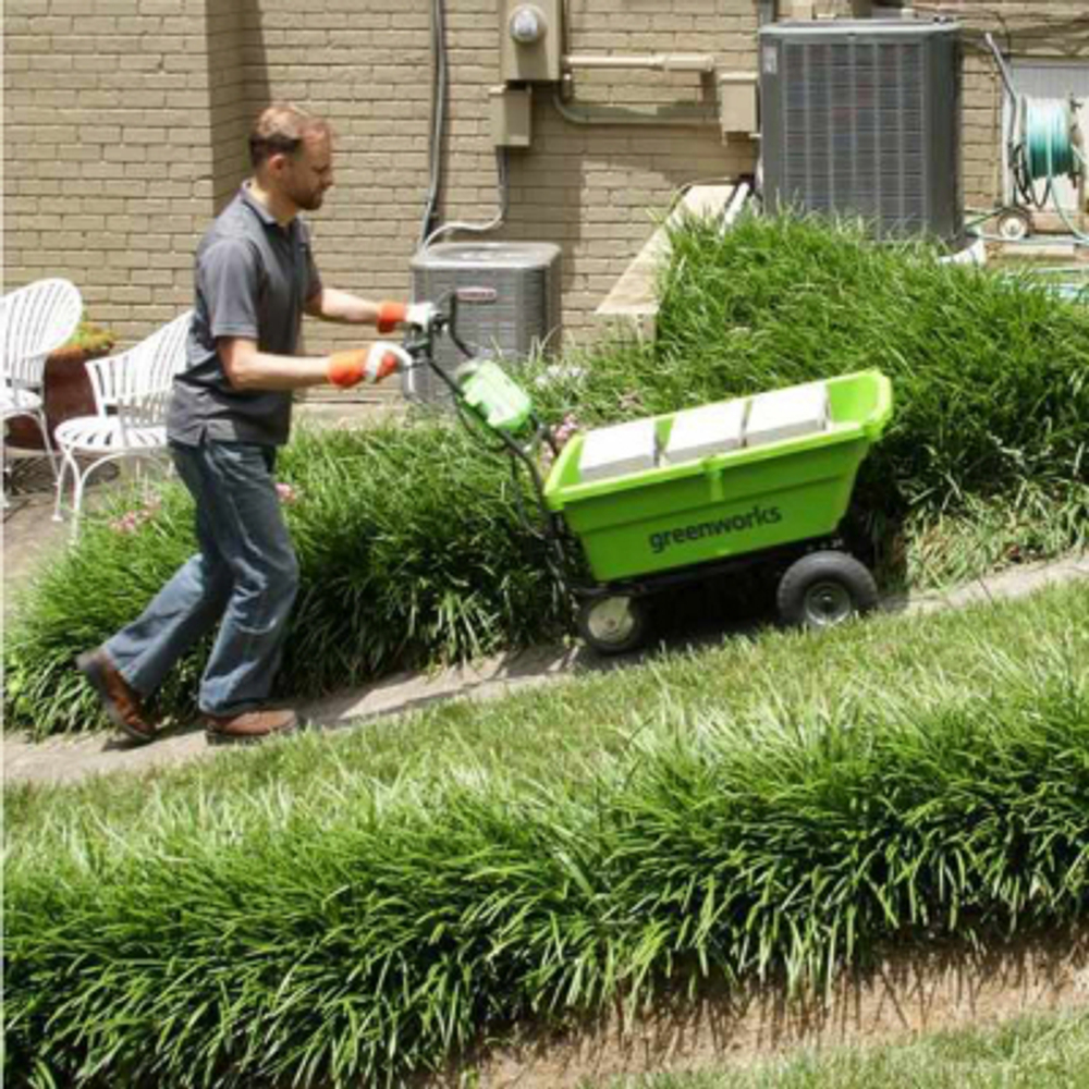Садовая тележка самоходная Greenworks 106 л G-MAX 40V G40GC (без АККУМ и Зар устр)