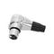 Adam Hall K4CXF3A - разъем XLR (F), 3-pin, угловой, металлический
