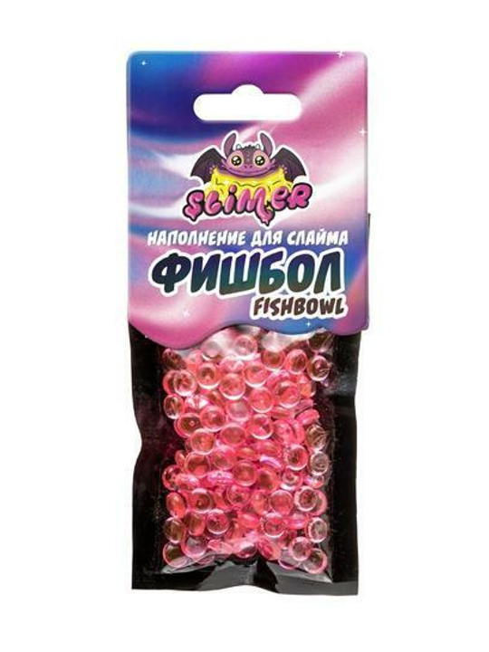 Наполнение для слайма "Фишбол". Розовый ТМ "Slimer"