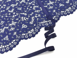 _Бретелечная резинка, без фестонов, 10мм, темно-синий, (Арт: BR640/10-061), м