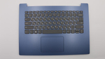 Верхняя панель с клавиатурой (топкейс) для ноутбука Lenovo ideapad 330-14IGM/330-14IKB раскладка - русская, без подсветки, синий, с тачпадом и динамиками (5CB0R13834), оригинал