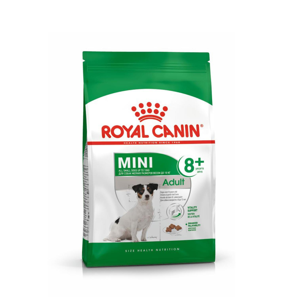 Royal Canin Mini Adult 8+ сухой корм для взрослых собак мелких размеров до 10 кг старше 8 лет 2 кг