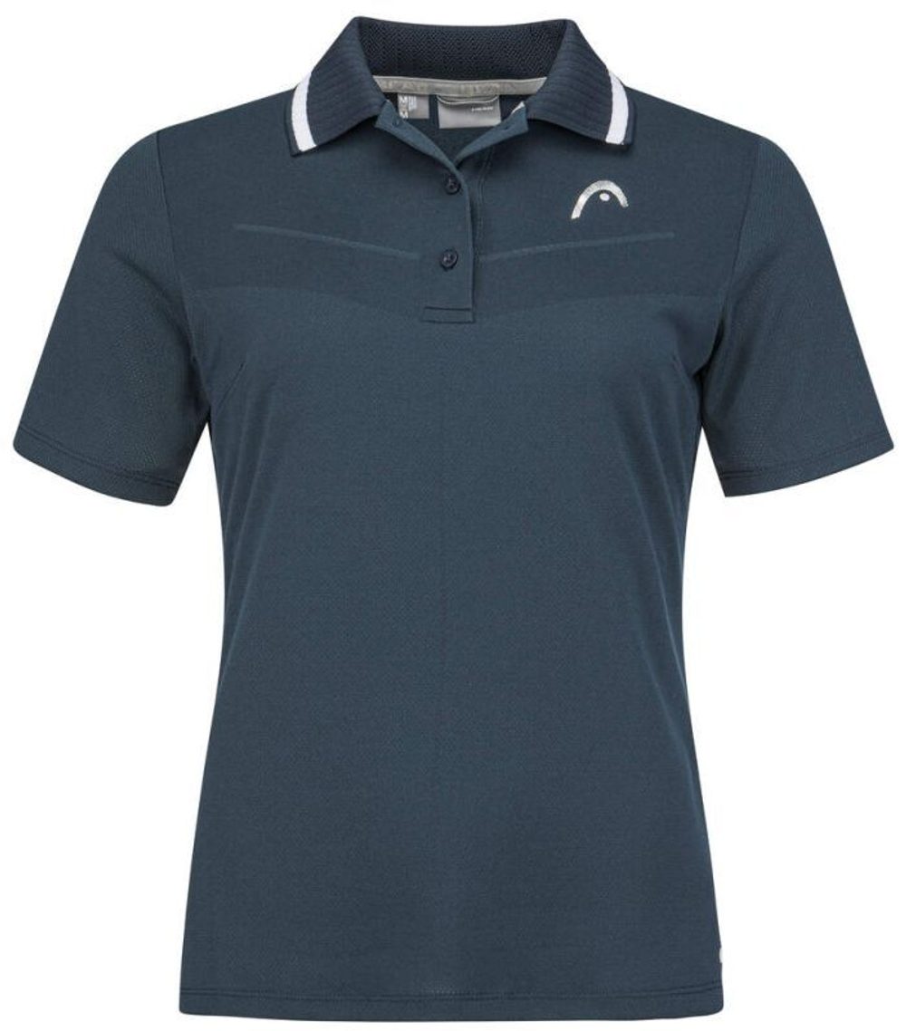 Женское поло Head Performance Polo Shirt - небесный