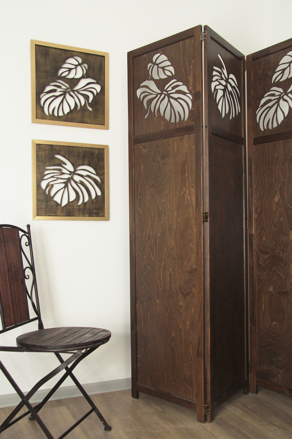 Ширма "Монстера", 3 створки 1800 *480 мм