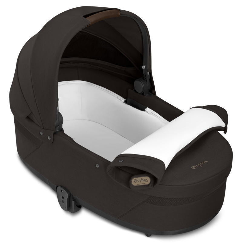 Коляска Cybex Balios S Lux TPE complete Cloud T Peach Pink Plus 3 в 1 Chocolate Brown с дождевиками