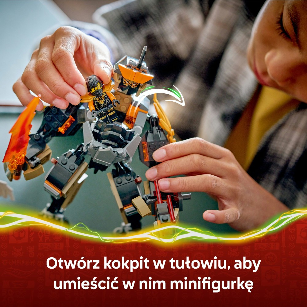 LEGO NINJAGO - Специальный мех Cole’a и Zane в драконьей броне 71854
