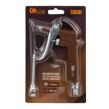 Пистолет обдувочный (сопло 80мм, 4-6Bar), в блистере FORSTIME FT-DG-10-3