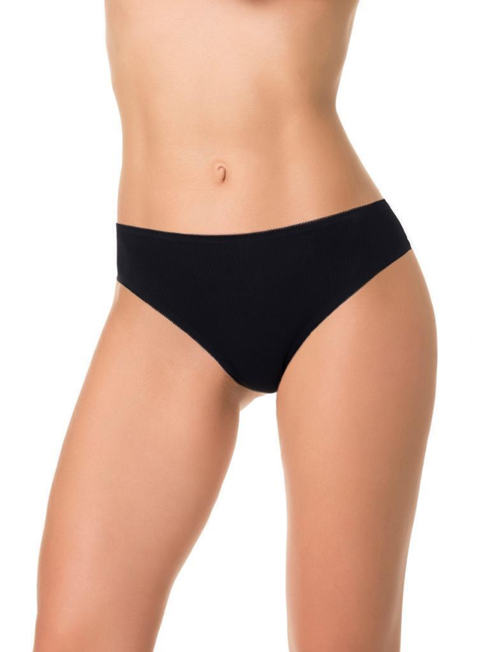 Трусы-бразилиана из микрофибры (Размер: L) (Цвет: молочный)