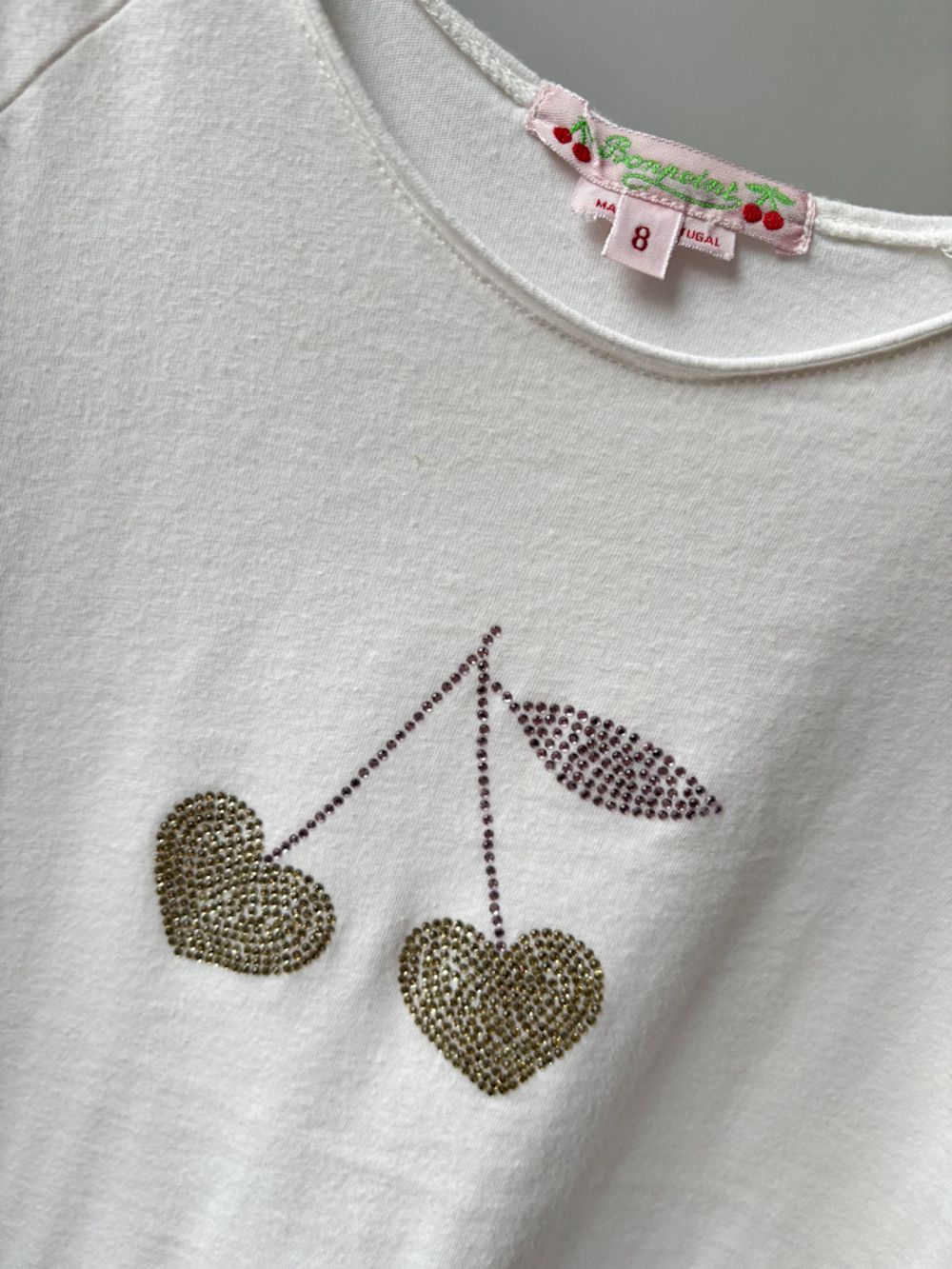 Хлопковая футболка Bonpoint, 128