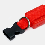 Ошейник светящийся узкий для небольших собак, 3 режима, 26см, Красный