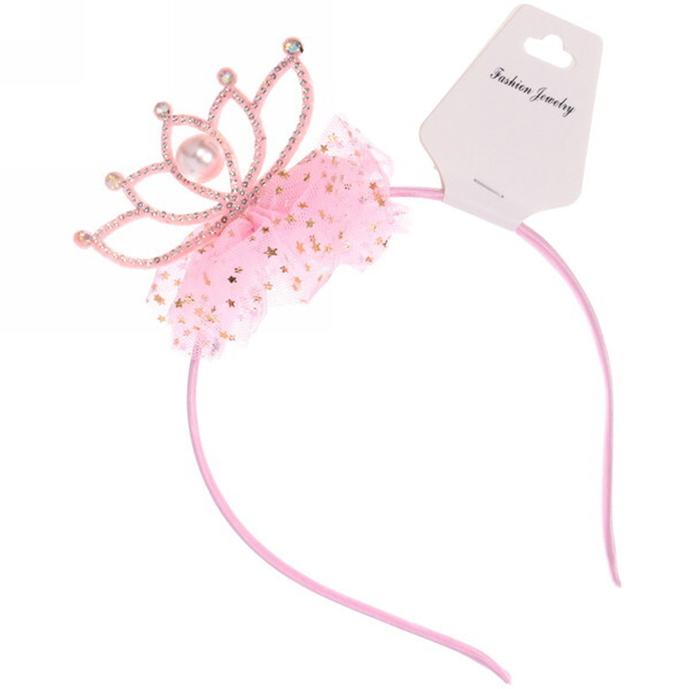 Ободок для волос детский «Little lady - Milana», микс 6 цветов, 10*45см