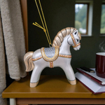 Набор ёлочных игрушек ангел и лошадка кантри