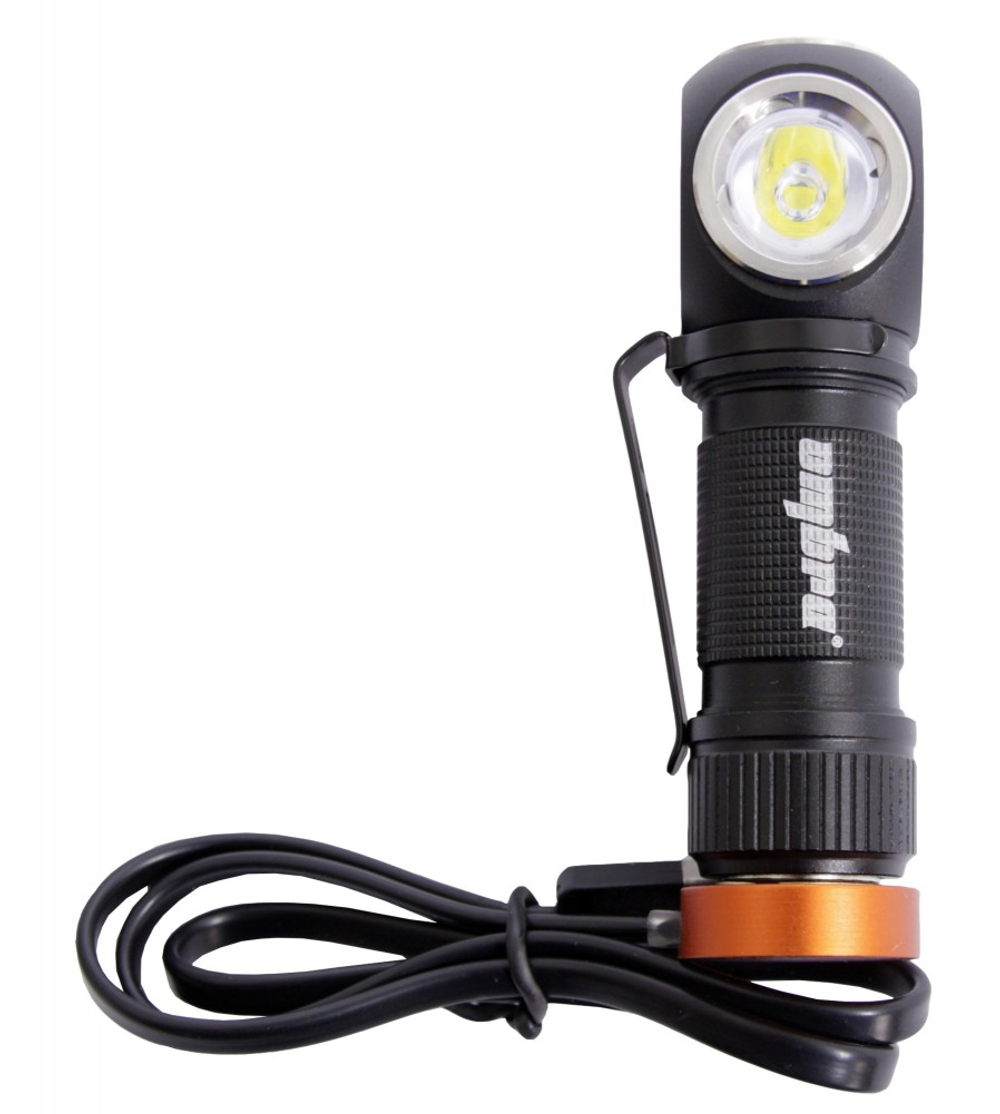 Фонарь светодиодный аккумуляторный налобный Ombra A90066