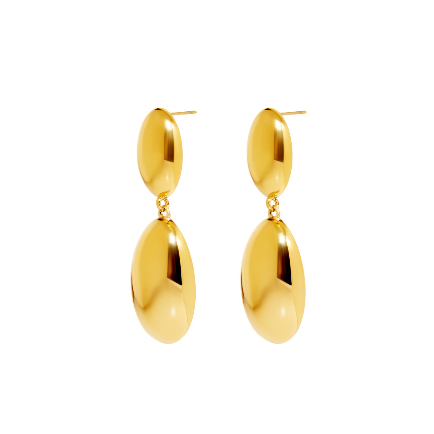 Серьги Elliptic Earrings - Gold