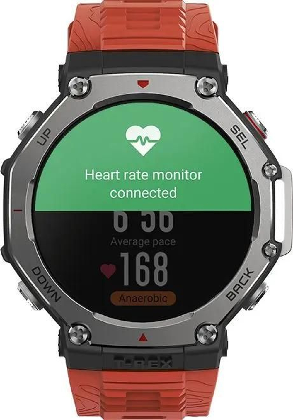 Смарт-часы AMAZFIT T-Rex 3 A2323,  48.5мм,  1.5",  красный/темно-серый