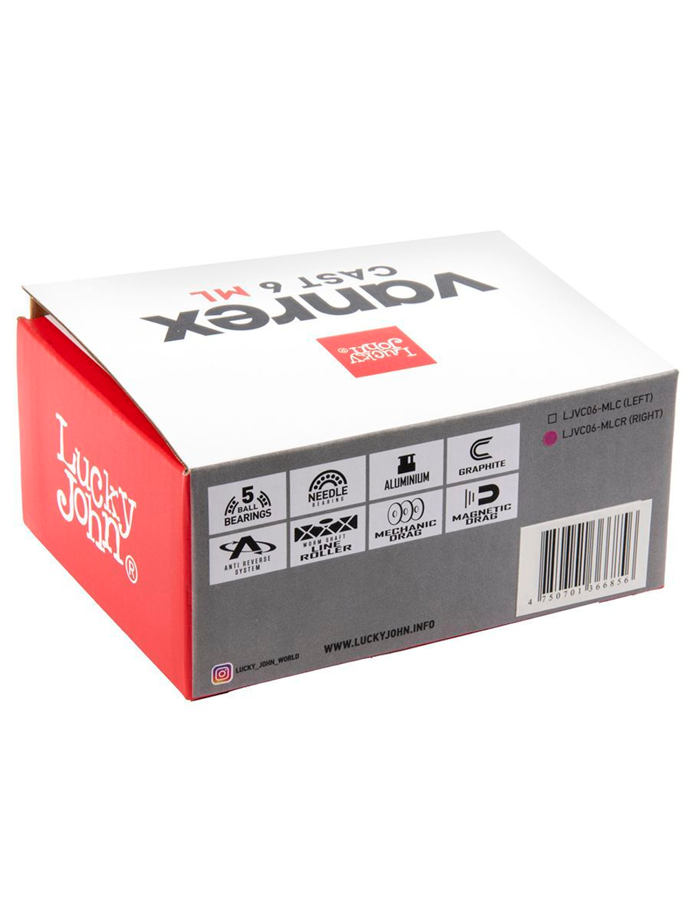 Катушка мультипликаторная Lucky John Vanrex CAST 6 ML