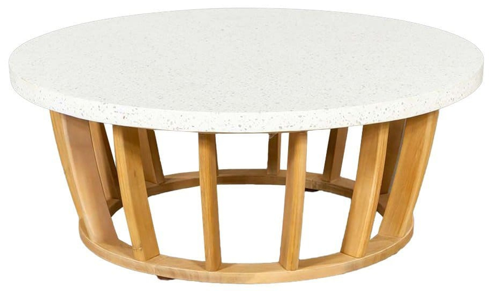 Столик кофейный Tagliamento Woodland, натуральный, белый