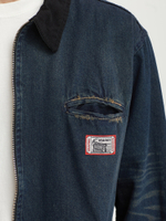 Мужская Куртка Denim Work - Grunt- Washed Blue