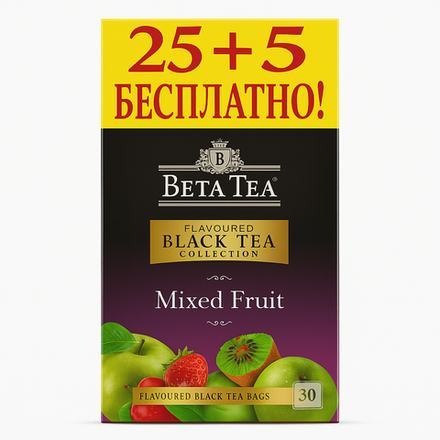 Чай черный Beta Tea Mixed Fruit 25 пакетиков