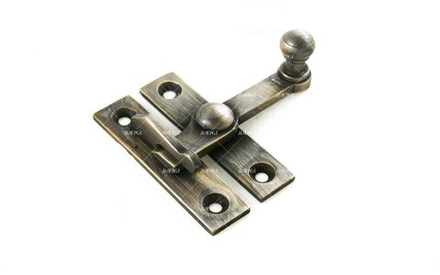 Форточная завертка фиксатор Рычаг латунная