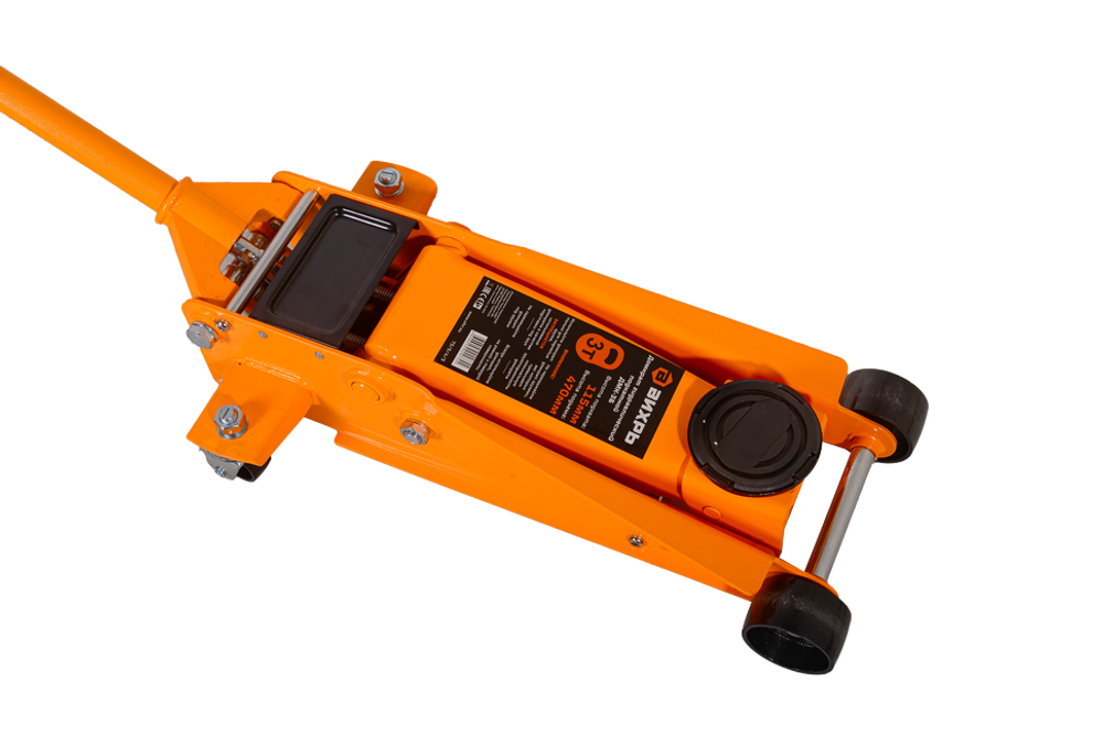 Домкрат гидравлический подкатной ДМК-3Б (3 т, 115-470 мм, быстрый подъём) Вихрь