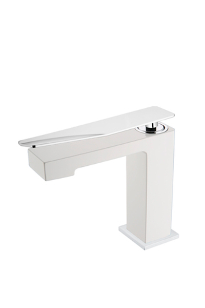 Смеситель для раковины низкий Boheme Q White-Chrome