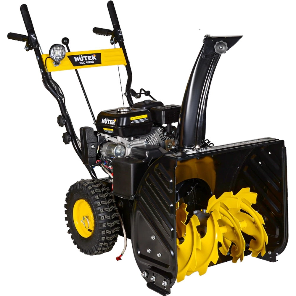 HUTER SGC-4800(B) снегоуборщик бензиновый 7 л.с, ковш 56 см, выброс 15 м, 5 вперед/2 назад 70/7/2