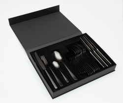 Набор DUNA black80-81 столовые приборы Belo Inox Черный