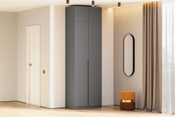 Шкаф с антресолью (полка + штанга) ШК 5 (800), Графит