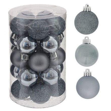 GAEM Набор из 25шт Украшение новогоднее "Шар", D 3 см, L8 W8 H13 см