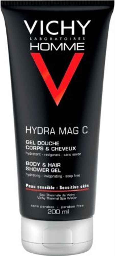 Vichy гель для душа для тела и волос Homme Hydra-Mag C