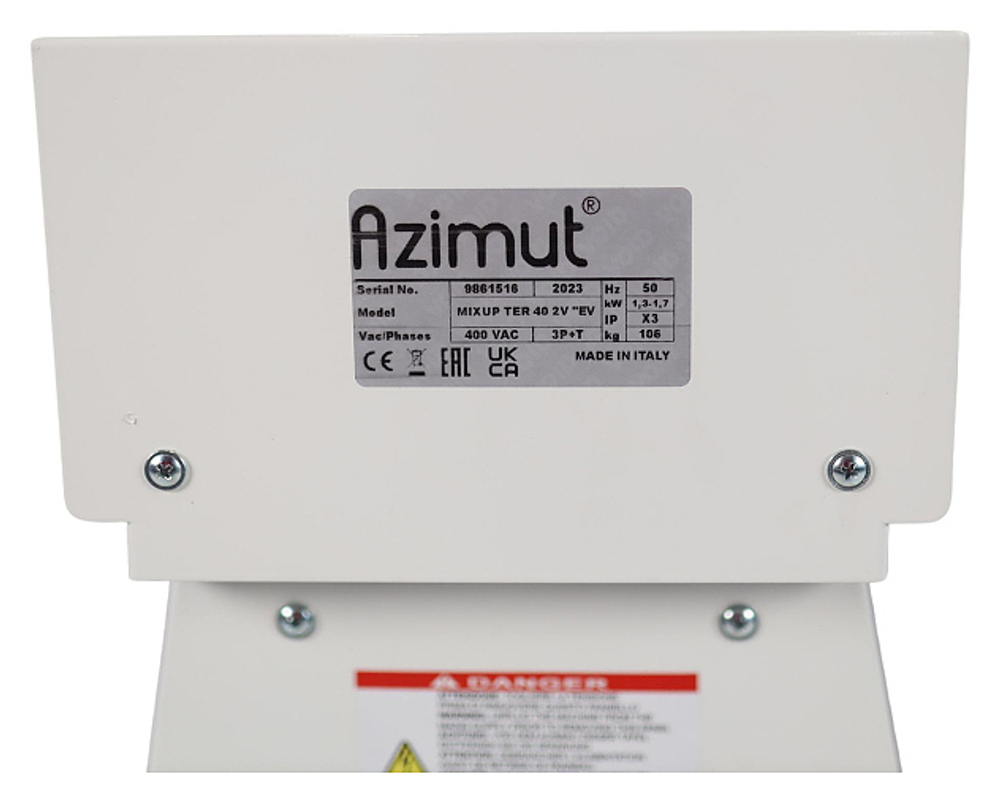 Тестомес спиральный Azimut MIXUP TER 40 2V EVO