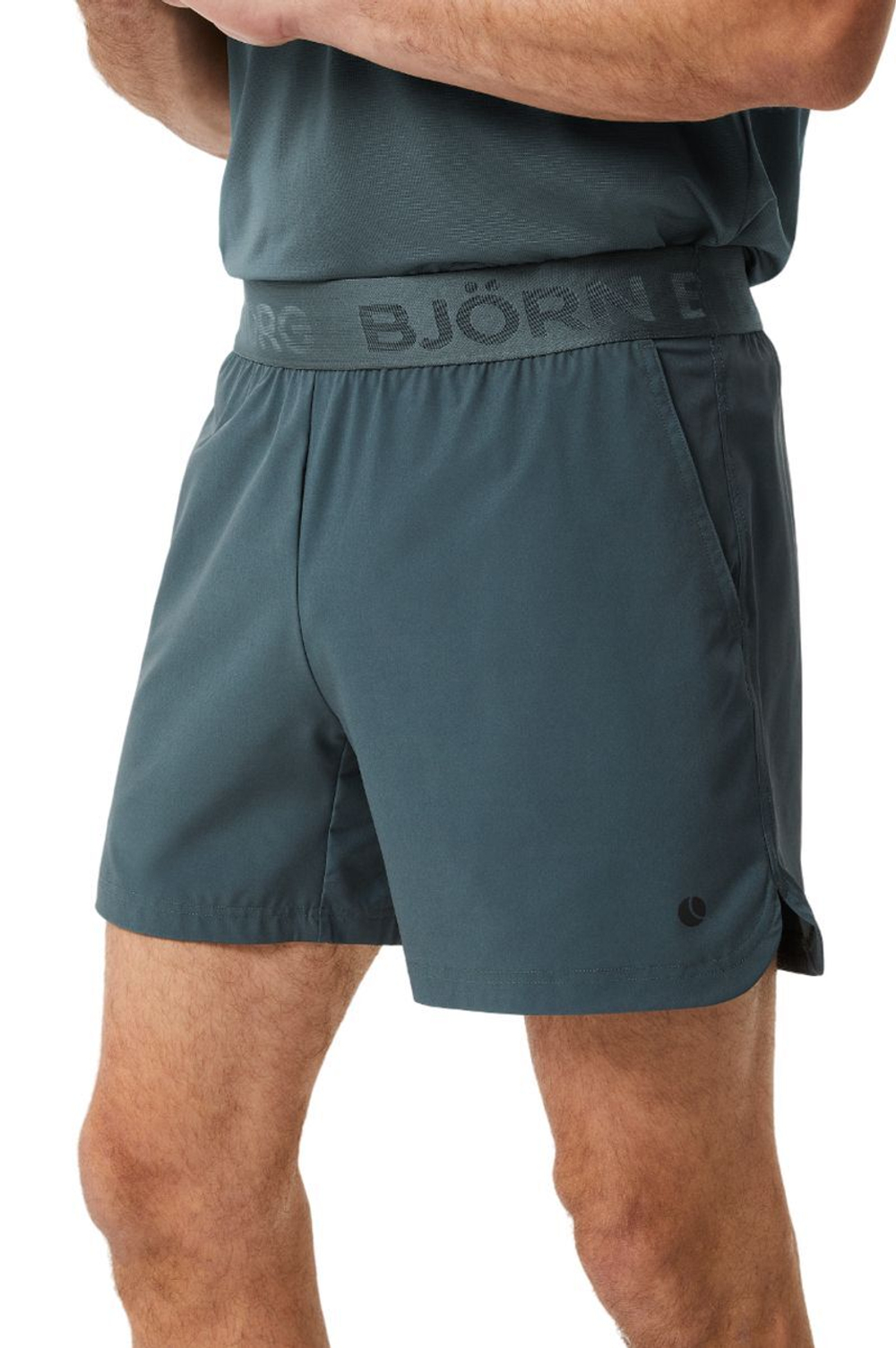 Мужские теннисные шорты Björn Borg Ace Short Shorts - зеленый