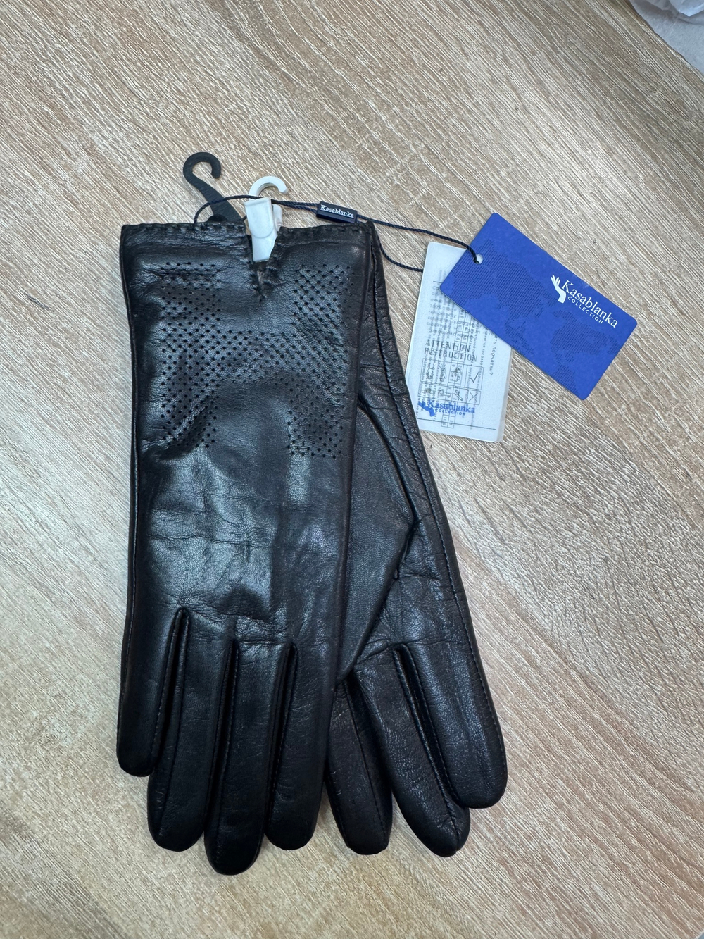 Перчатки. Женские. Материал верха: Кожаные люкс качества. Подклад: Трикотаж-шерсть. Только средние размеры. 5 шт в упаковке.
