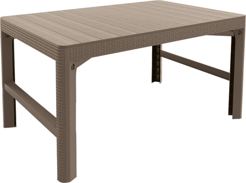 Раскладной стол Lyon rattan table капучино