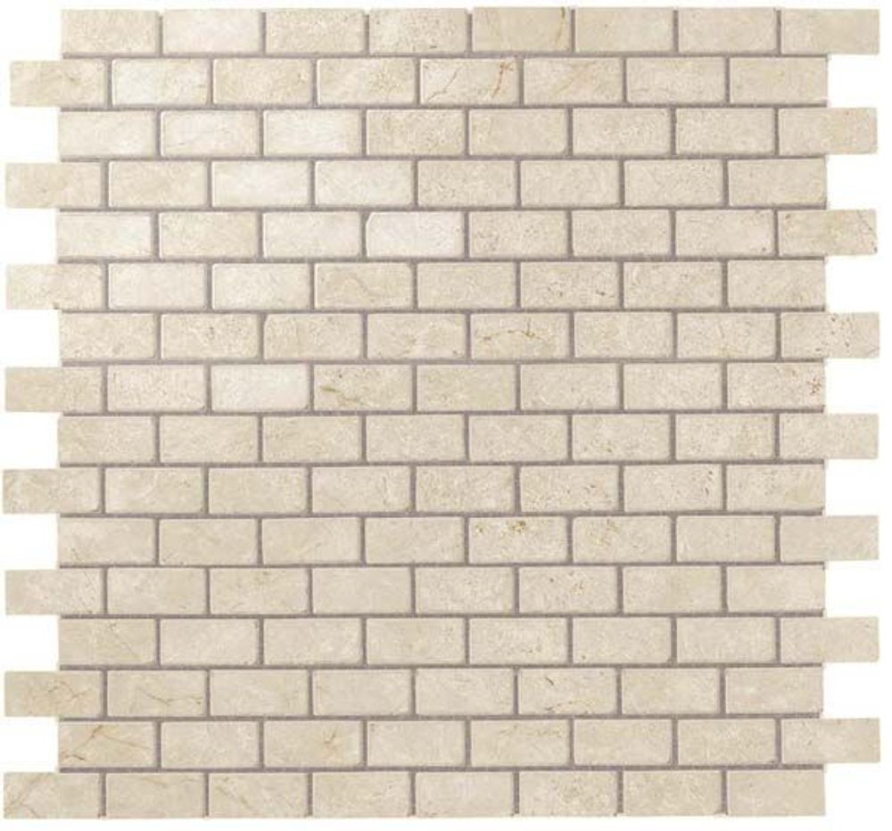Мозаика Керамогранит Marvel Stone Cream P. Mosaico LAPP. Burattato