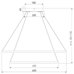 Подвесной светильник Eurosvet Collars 90264/2 черный