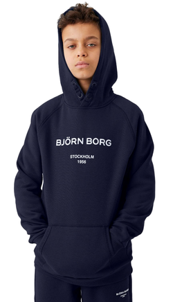 Кофта для мальчика теннисная Björn Borg Hoodie - navy